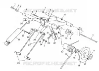 TRASERO ARM PAR TRAIL TOURING 0982362 and EUROPEAN TRAIL TOURING E982362 (4942314231B014)