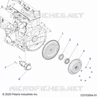 MOTOR DE ARRANQUE, FLYWHEEL AND RELATED