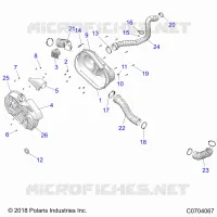 DRIVE TRAIN, TAPA DEL EMBRAGUE AND DUCTING