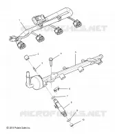 MOTOR, INYECTOR DE COMBUSTIBLE RAIL