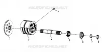 TENSOR DELANTERA SCRAMBLER W967840 (4935823582B003)