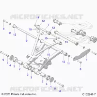 SUSPENSION TRASERA CONTROL ARM MOUNTING