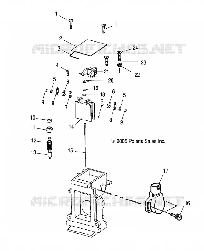MOTOR, CARBURADOR, UPPER