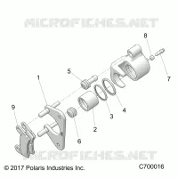 FRENO TRASERO CALIPER
