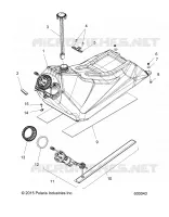 SISTEMA DE COMBUSTIBLE, FUEL TANK ASM.