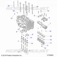 ENGINE, CULATA AND VALVES
