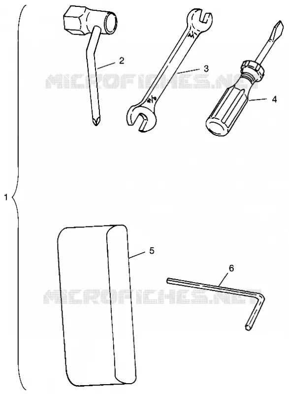 KIT DE HERRAMIENTA SLT 700 B964166 and  Intl. SLT 700 I964166 (4933923392B012)