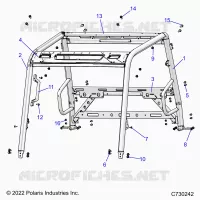 CHASSIS, CAB BASTIDOR