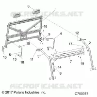 CHASSIS, CAB BASTIDOR