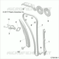 LA CADENA DE LEVAS AND TENSIONER