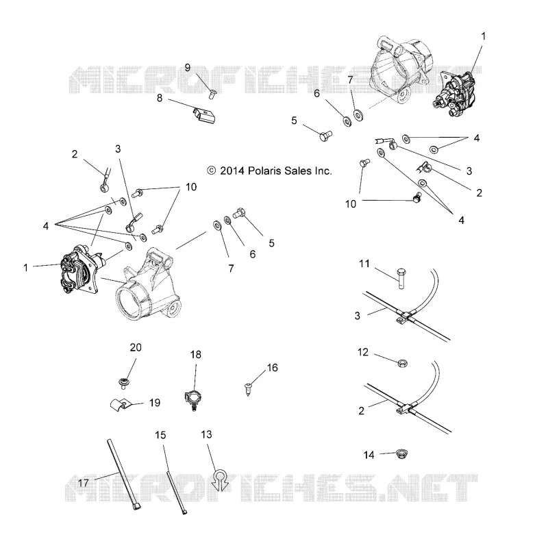 BRAKES, FRENO TRASERO LINES
