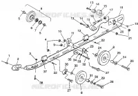 montaje en carril (SUSPENSION) ULTRA SPX 0975678, ULTRA SPX SE H975678 and EURO (4939533953B012)