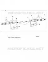TREN, REAR HALF SHAFT