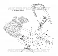 MOTOR, MOUNTING, LH