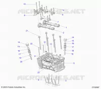 ENGINE, CULATA AND VALVES