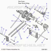 SUSPENSION, TRASERO ARM PAR