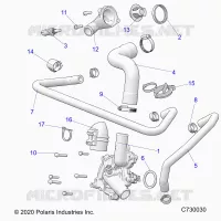 MOTOR, WATERPUMP AND BYPASS