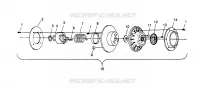 accionado de embrague WIDETRAK GT 0962061 and EUROPEAN WIDETRAK GT E962061 (4931623162C002)