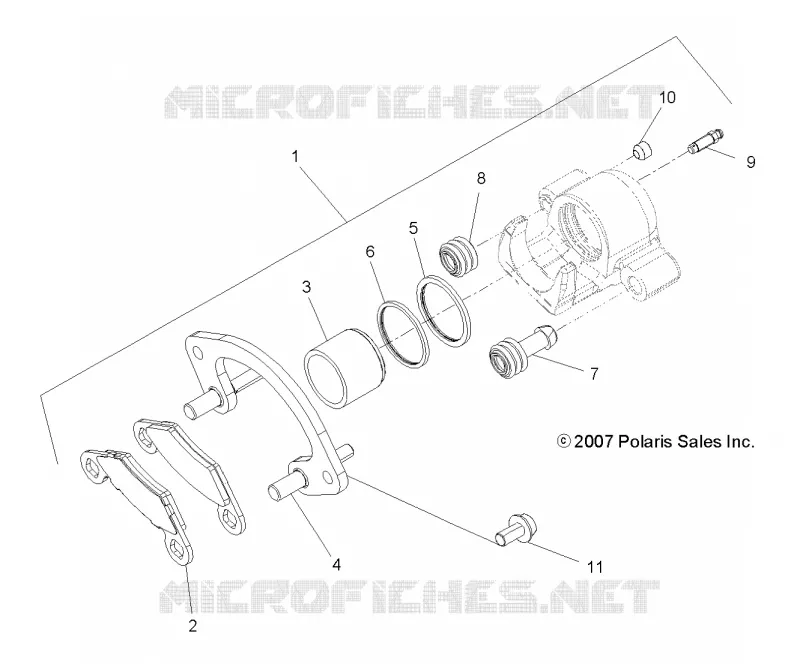 FRENO FRONTAL CALIPER, EURO (FROM 11/6/15)