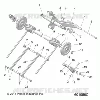SUSPENSION, TRASERO ARM PAR