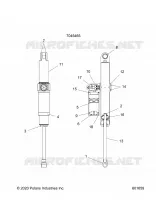 SUSPENSION, SHOCK TRASERO TRACK