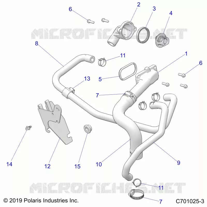 ENFRIAMIENTO, THERMOSTAT AND BYPASS