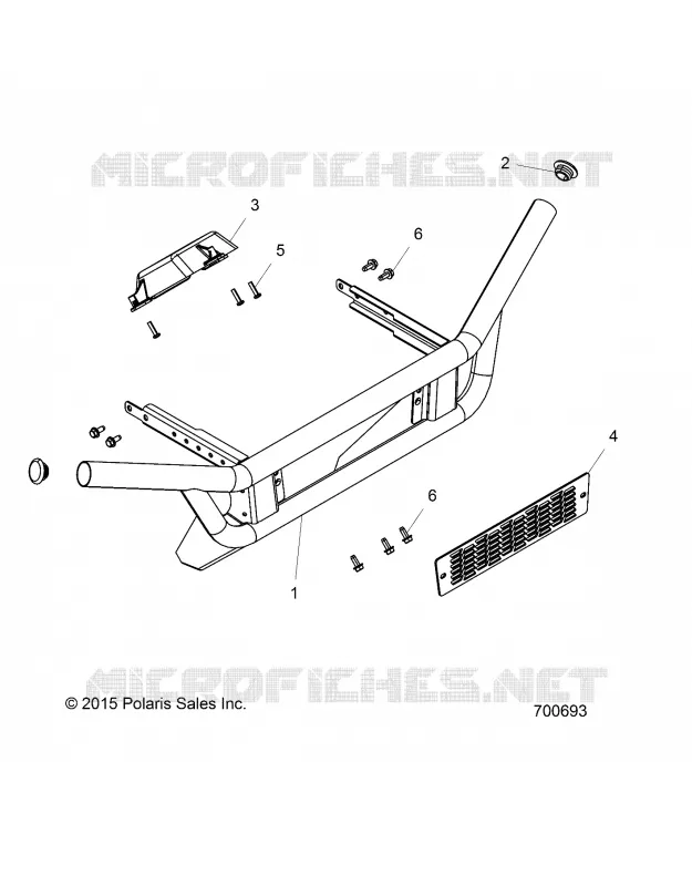 CHASSIS, FRONT PARACHOQUES