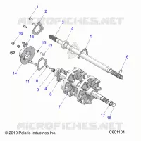 TREN, JACKSHAFT AND DRIVESHAFT