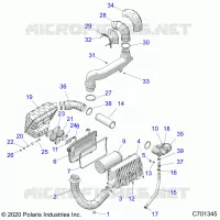 ENGINE, TOMA DE AIRE SYSTEM