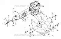 RH CAJA DE ENGRANAJES/FRENOMOUNTING 350 4X4/W928139 (4922832283028A)
