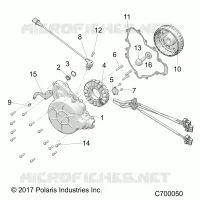 ENGINE, STATOR AND VOLANTE