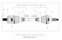 TREN, FRONT HALF SHAFT
