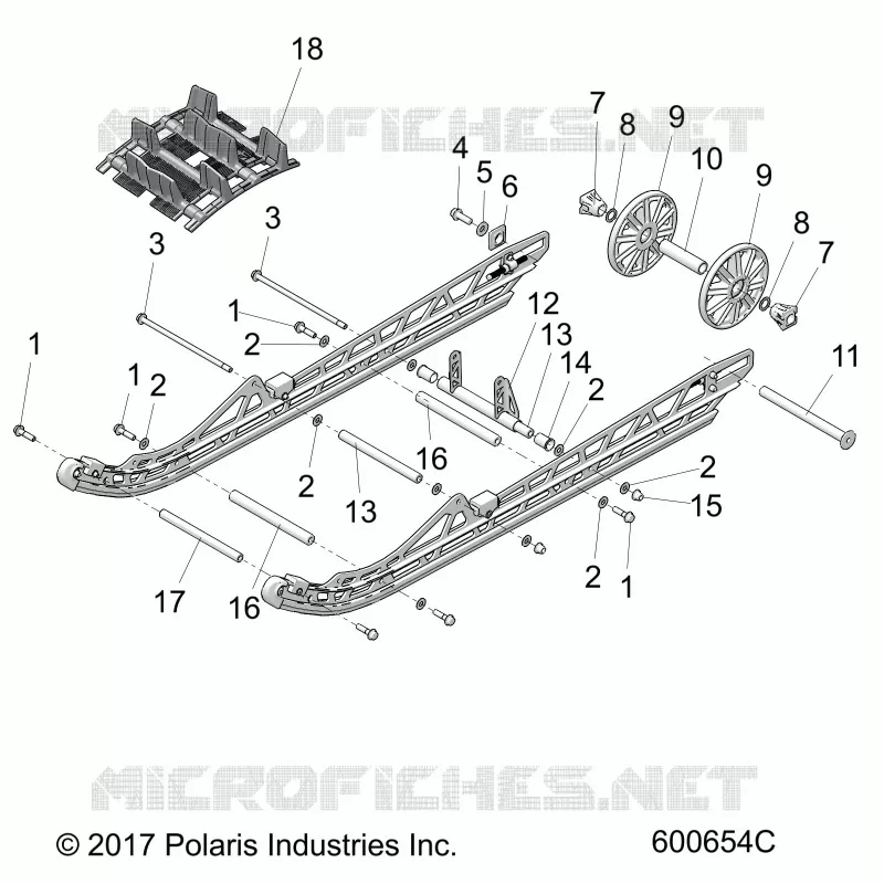 SUSPENSION TRASERA ASM.