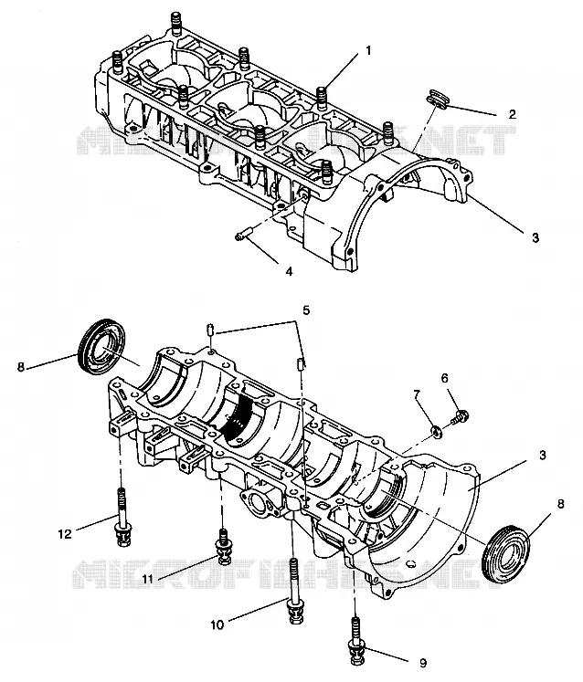 CAJA DEL CIGÜEÑAL ASSEMBLY 600 XCR 0941667 (4927092709033A)