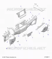 TABLERO LOWER, RIDE COMMAND