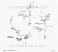 ELECTRICA, WIRE HARNESS, HOOD, ELECTRIC START
