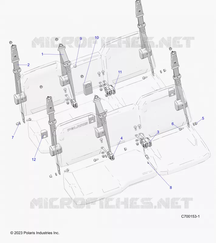 ASIENTO BELT MOUNTING