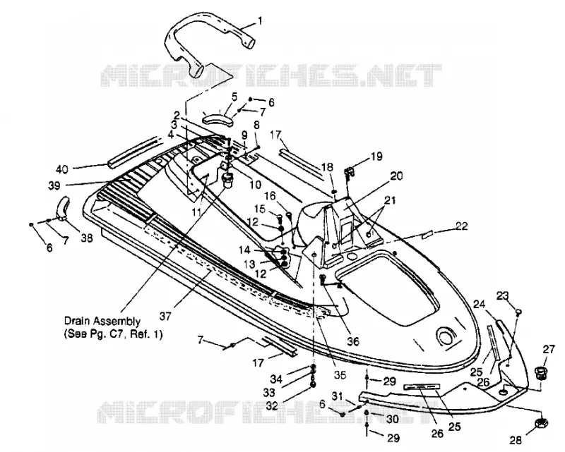 CASCO Y CUERPO ASSEMBLY SL 650 B954058 (4930483048A005)