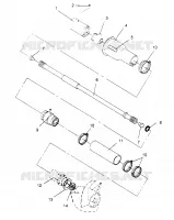 SISTEMA DE MANEJO SL 650 STD B954358 (4932923292B003)