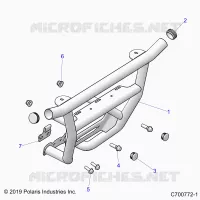 CHASSIS, FRONT PARACHOQUES