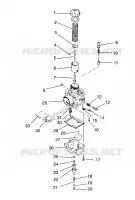 CARBURADOR XLT/0930767,XLT SP/0930667    XLT SKS/09305673 (4923012301036A)