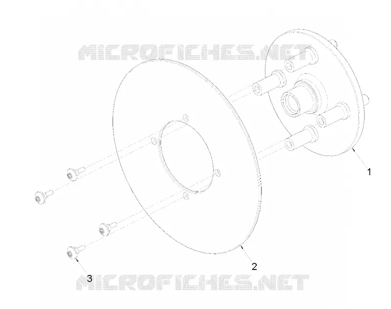 RUEDAS, COMPONENTS, END, 9.21 INCH, DISC 4 BOLT