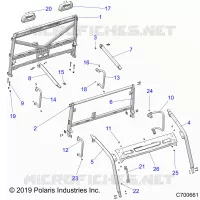 CHASSIS, CAB BASTIDOR