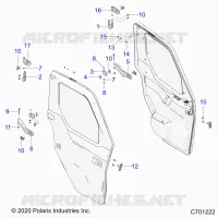 PUERTAS, FRONT, MOUNTING