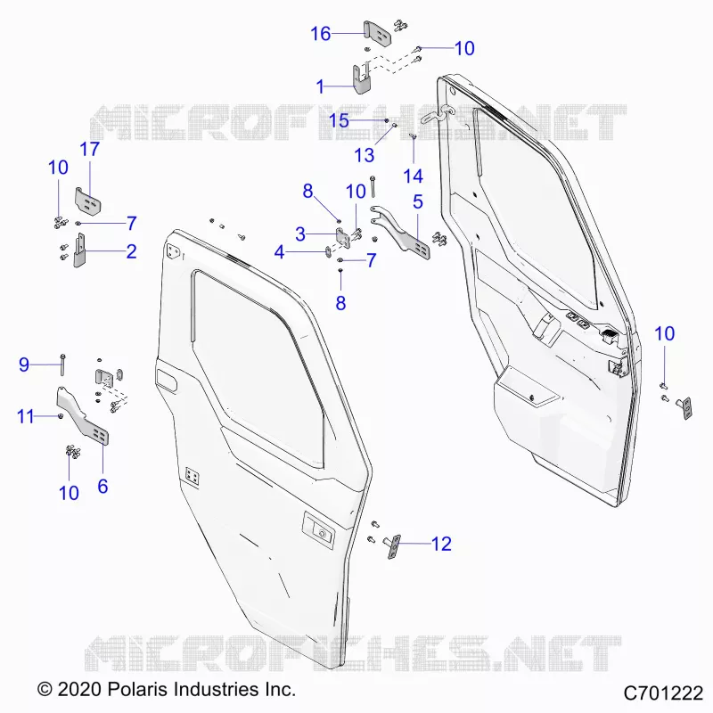 PUERTAS, FRONT, MOUNTING