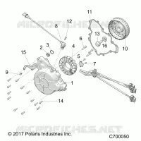 ENGINE, STATOR AND VOLANTE
