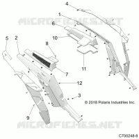 CARROCERÍA POSTERIOR FENDERS AND BEZELS- Z22NAS99CK/FK (C700248-8)