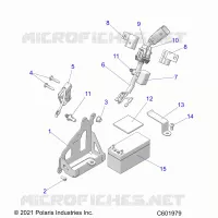 ELECTRICA, BATTERY, MANUAL START POWER UP COMPONENTS