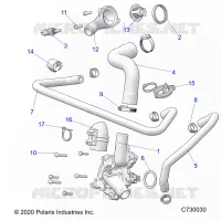 MOTOR, WATERPUMP AND BYPASS