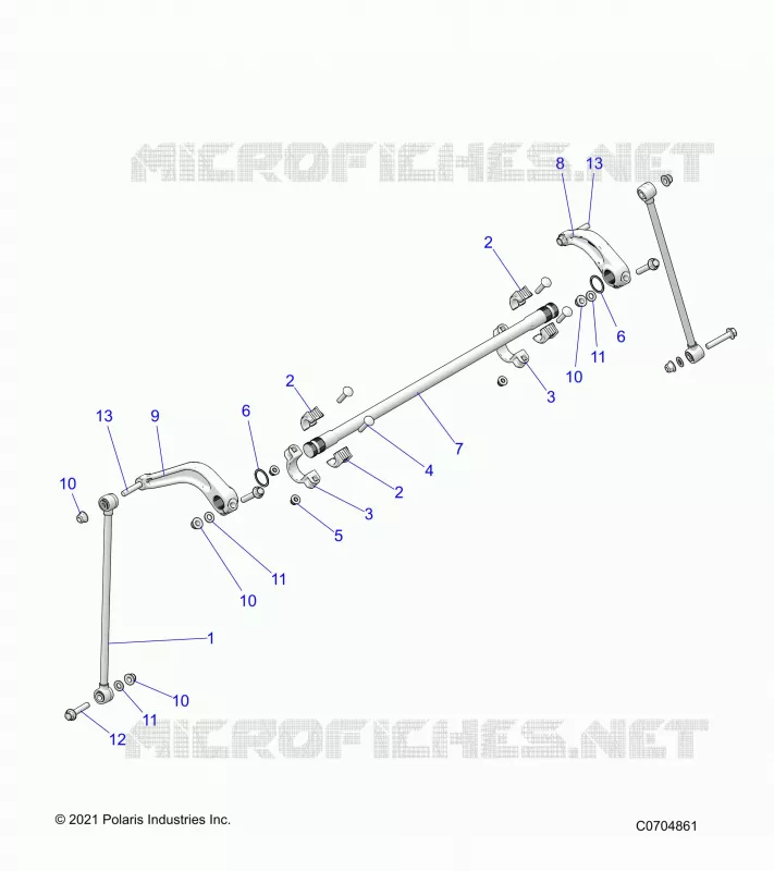 SUSPENSION, REAR BARRA ESTABILIZADORA